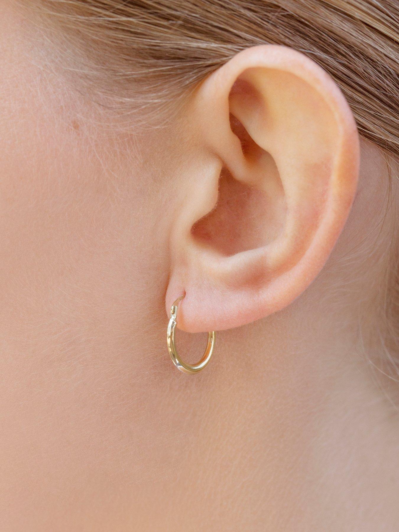 Small gauge hoop best sale earrings