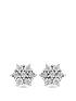 love-diamond-sterling-silver-8-point-diamond-cluster-stud-earringsfront