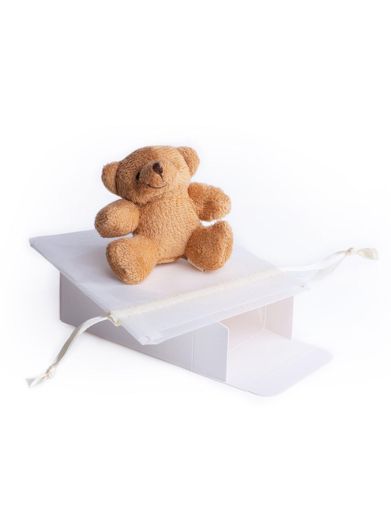 Image 4 of 4 of The Love Collection Sterling Silver Children's Christening Expander Bangle &amp; Teddy Bear in Gift Box