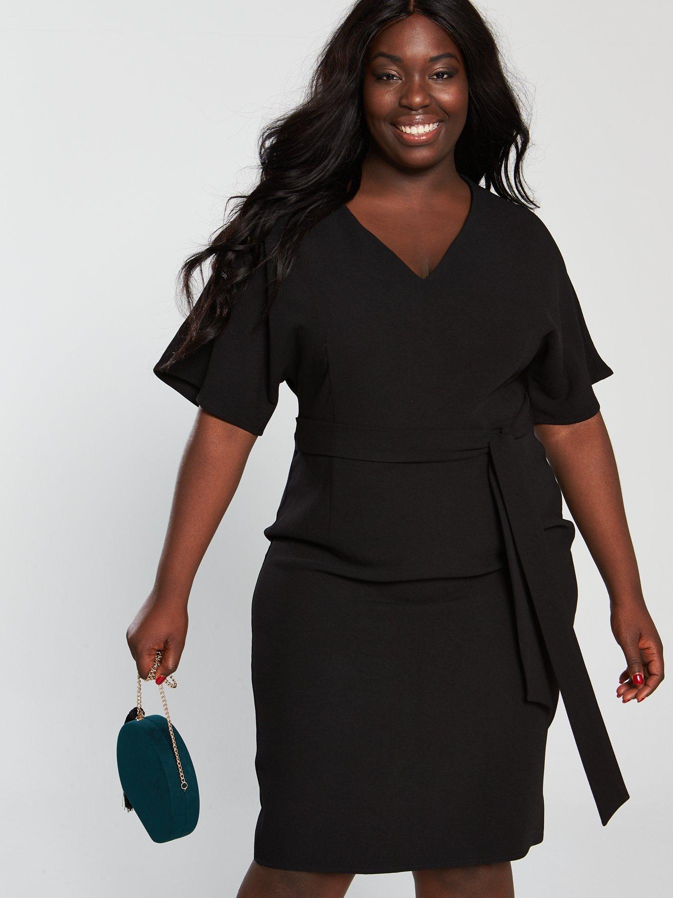 kimono sleeve pencil dress