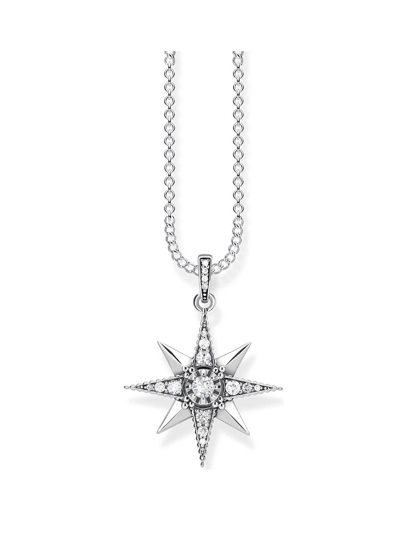 Thomas Sabo Sterling Silver &Amp; Cubic Zirconia Star Pendant Necklace review