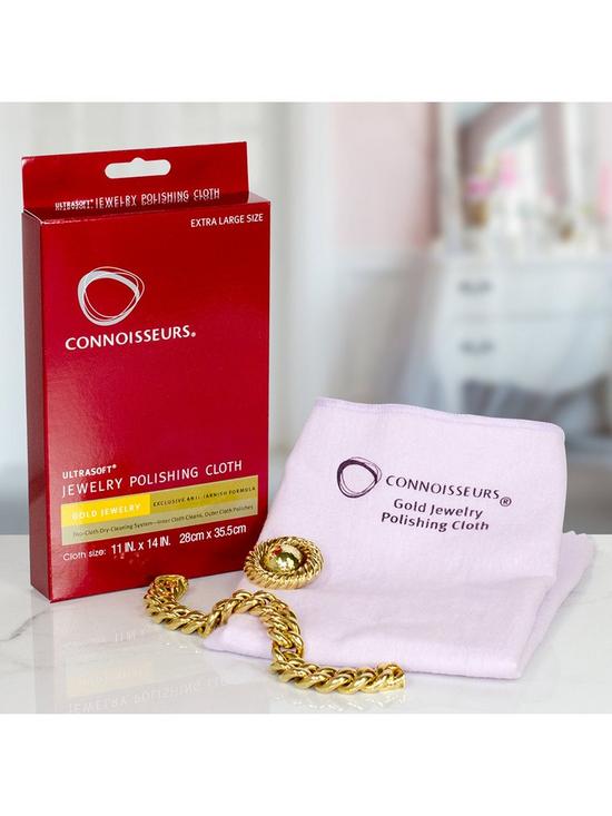 stillFront image of connoisseurs-ultrasoft-gold-jewellery-polishing-cloth