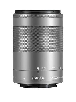Canon Ef-M 55-200Mm F/4.5-6.3 Is Stm Lens For Eos M – Silver