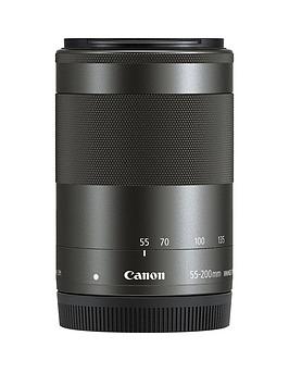 Canon Ef-M 55-200Mm F4.5-6.3 Is Stm Lens For Eos M – Black