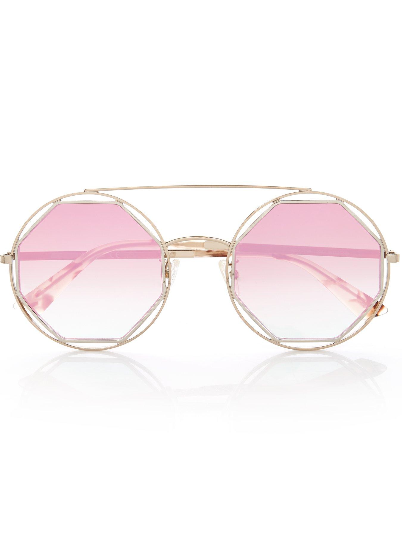 Mcq Alexander Mcqueen Oversized Round Geometric Sunglasses review