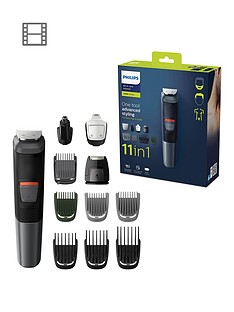 Philips Philips Series 5000 11-in-1 Multi Grooming Kit for Beard, Hair and Body with Nose Trimmer Attachment - MG5730/33