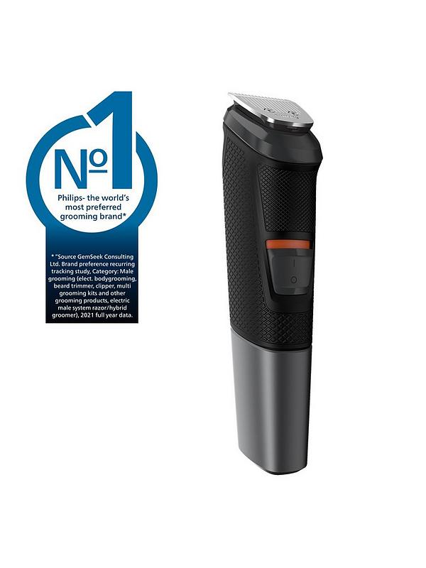 Image 2 of 5 of Philips Series 5000 11-in-1 Multi Grooming Kit for Beard, Hair and Body with Nose Trimmer Attachment - MG5730/33