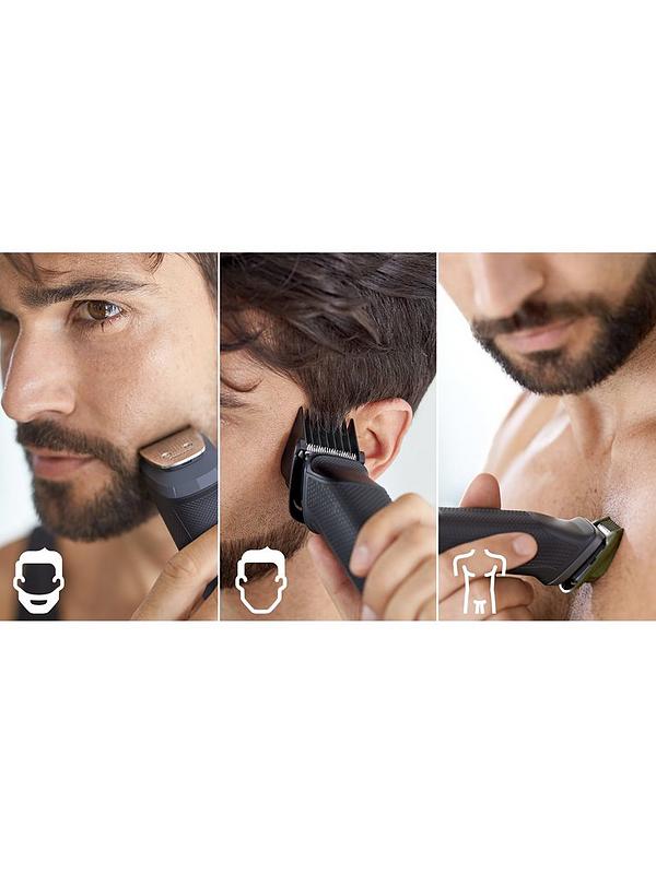 Image 3 of 5 of Philips Series 5000 11-in-1 Multi Grooming Kit for Beard, Hair and Body with Nose Trimmer Attachment - MG5730/33