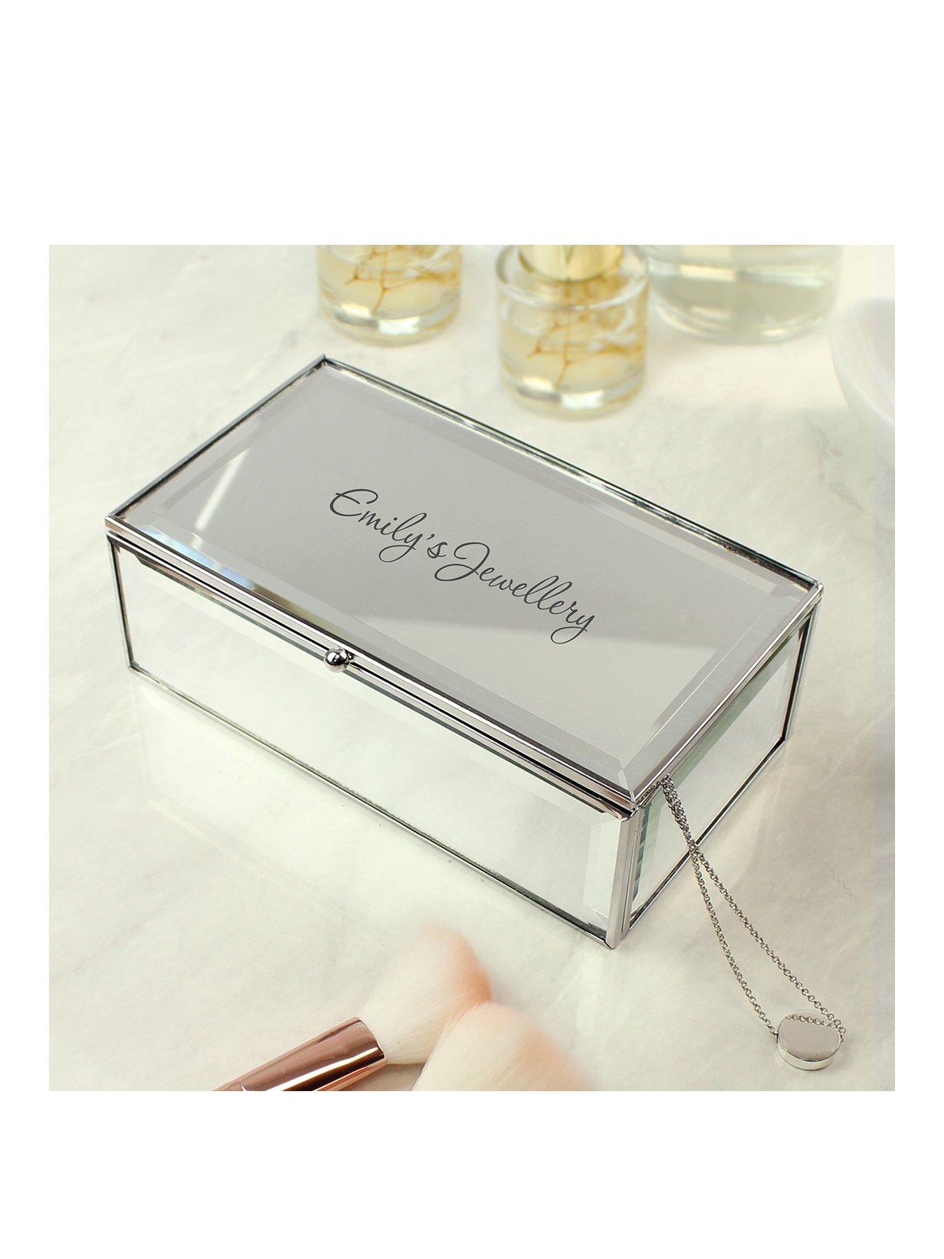 undefined Bespoke Glass Mirrored Jewellery Box