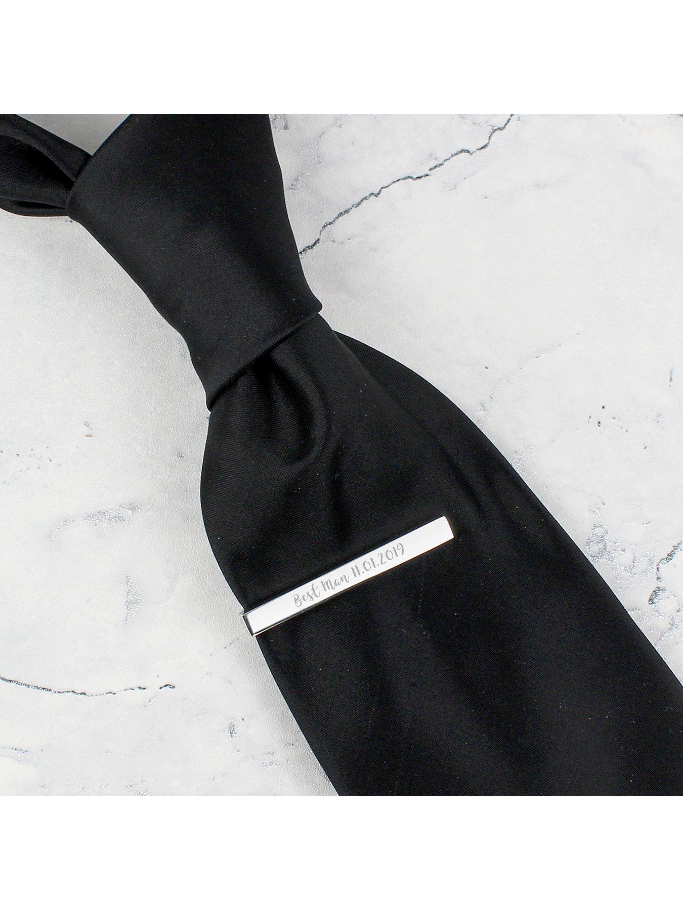 Image 2 of 6 of The Personalised Memento Company Personalised&nbsp;Tie Clip