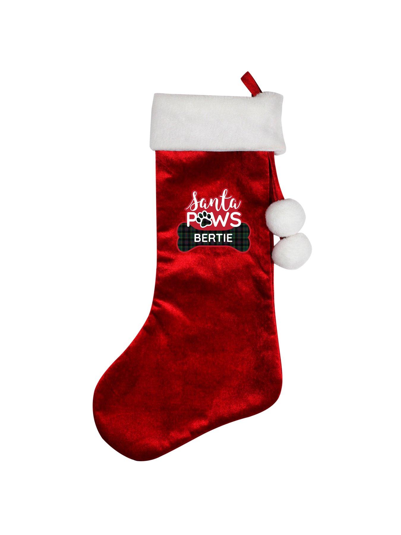 Personalised Santa Paws Christmas Dog Stocking Very Co Uk