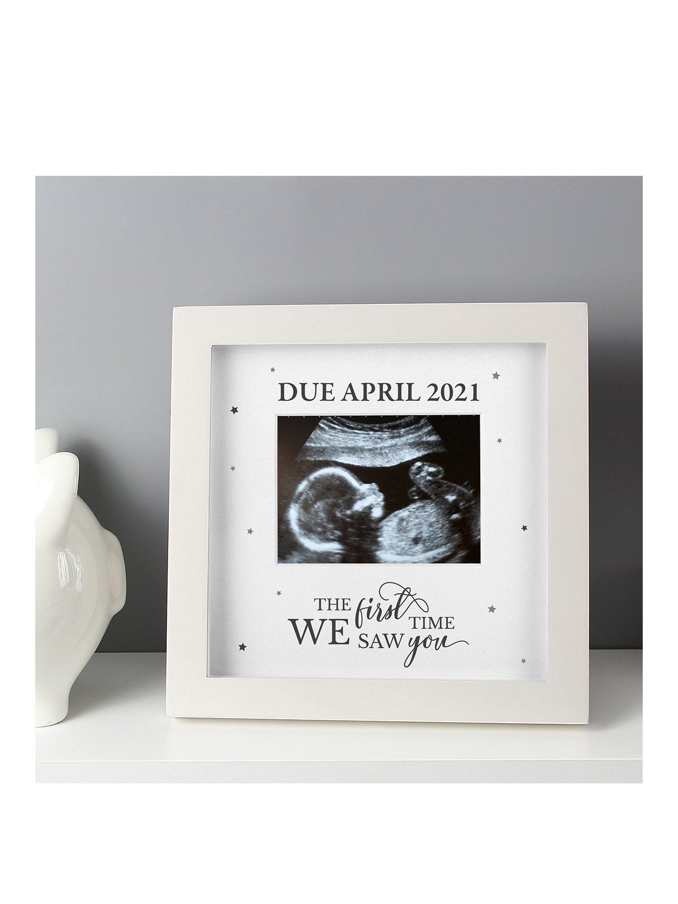 The Personalised Memento Company Bespoke Baby Scan Photo Frame