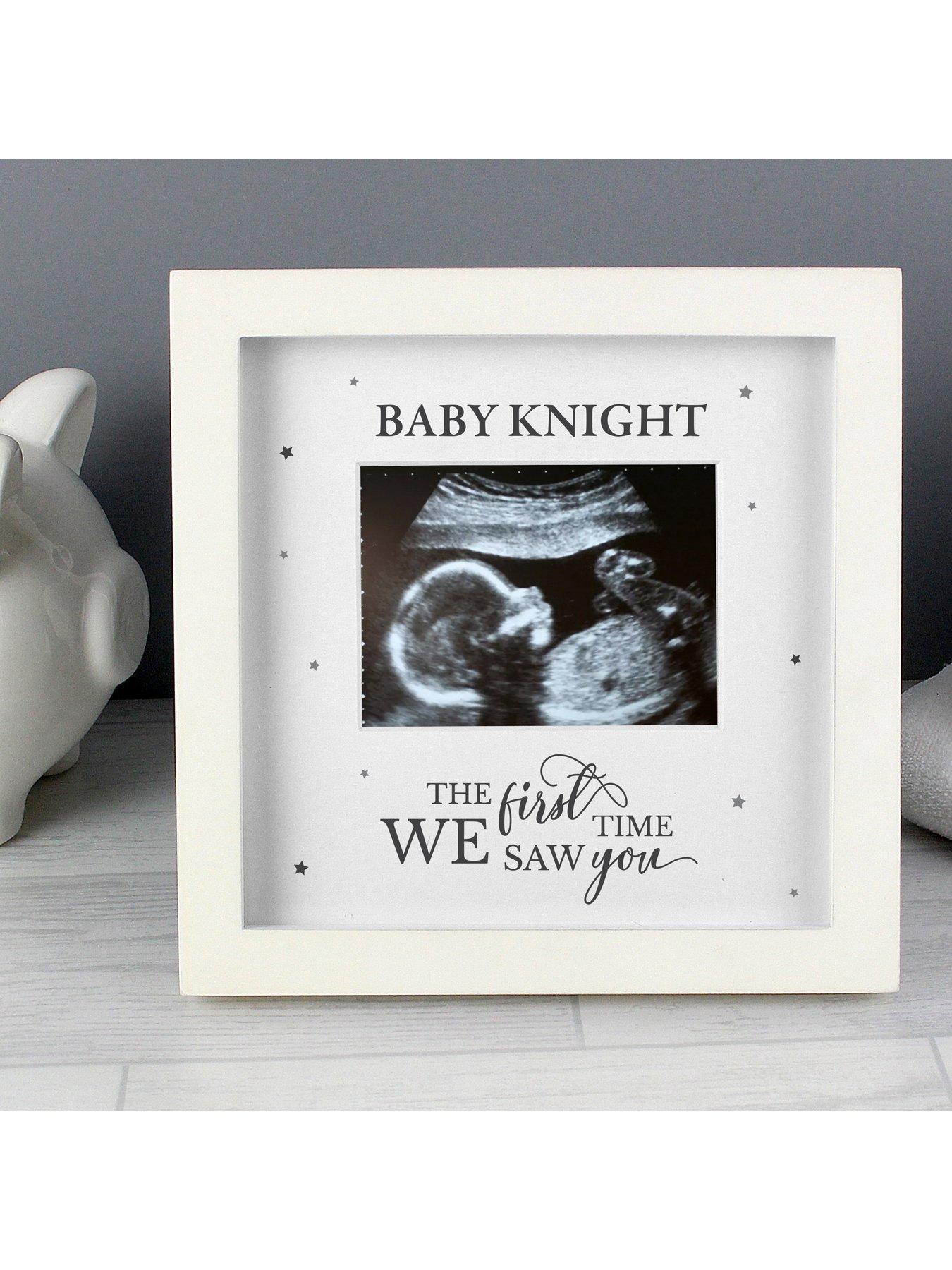 Image 2 of 3 of The Personalised Memento Company Bespoke Baby Scan Photo Frame