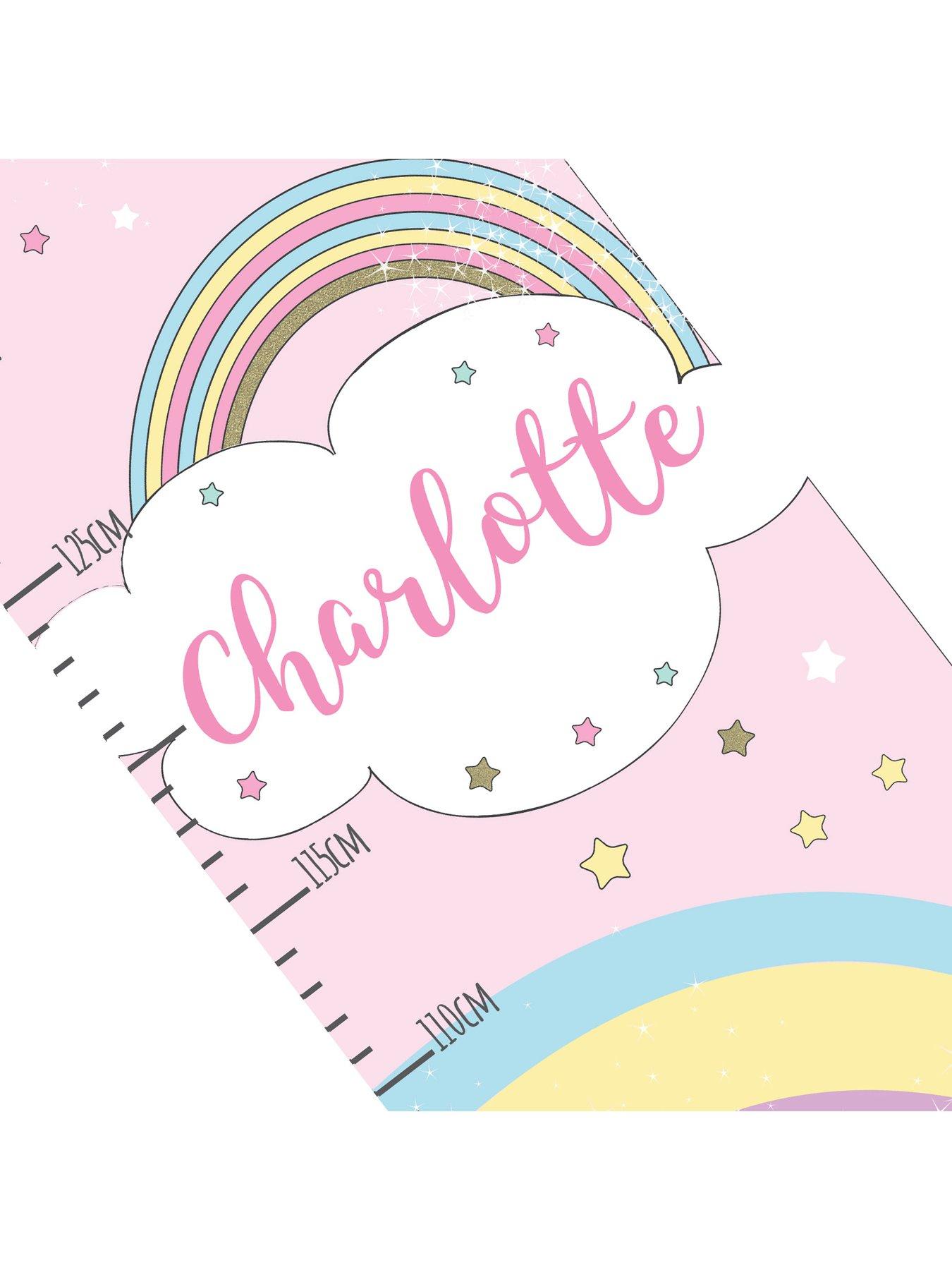 Personalised Unicorn Height Chart Very Co Uk