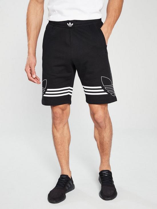 Spirit Outline Shorts Black Spirit Outline Shorts Black