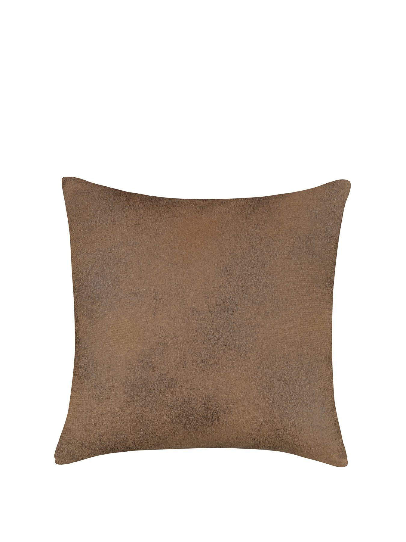 Ideal Home Rodeo Faux Leather Cushion Very Co Uk