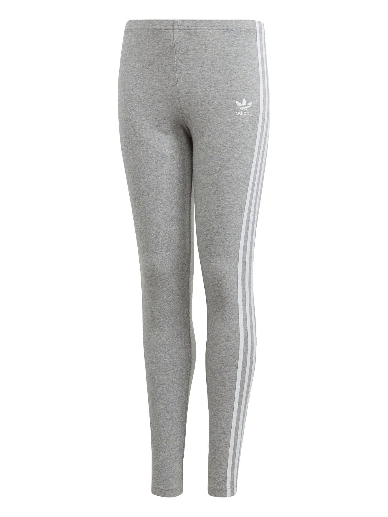 girls grey adidas leggings