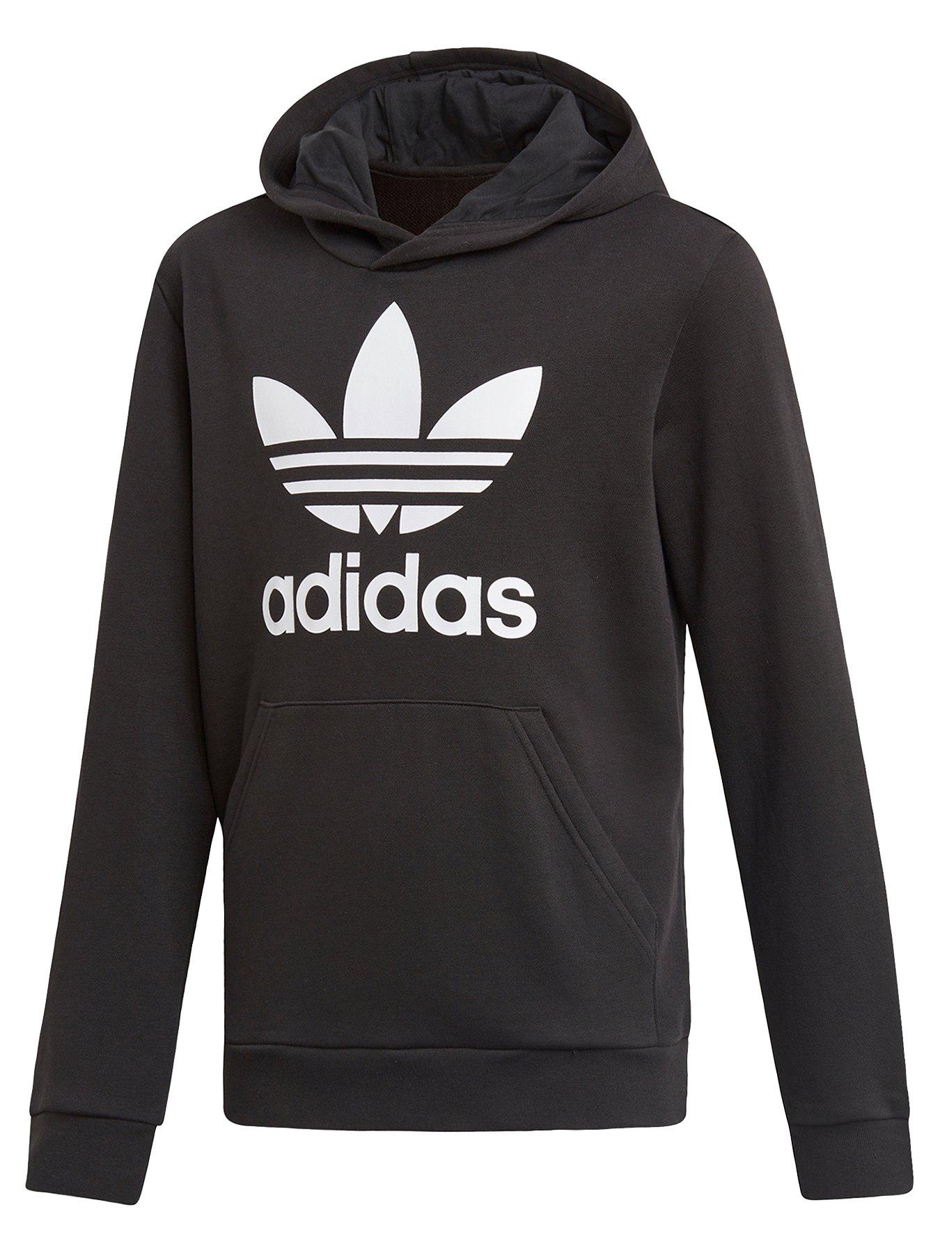 adidas trefoil hoodie boys