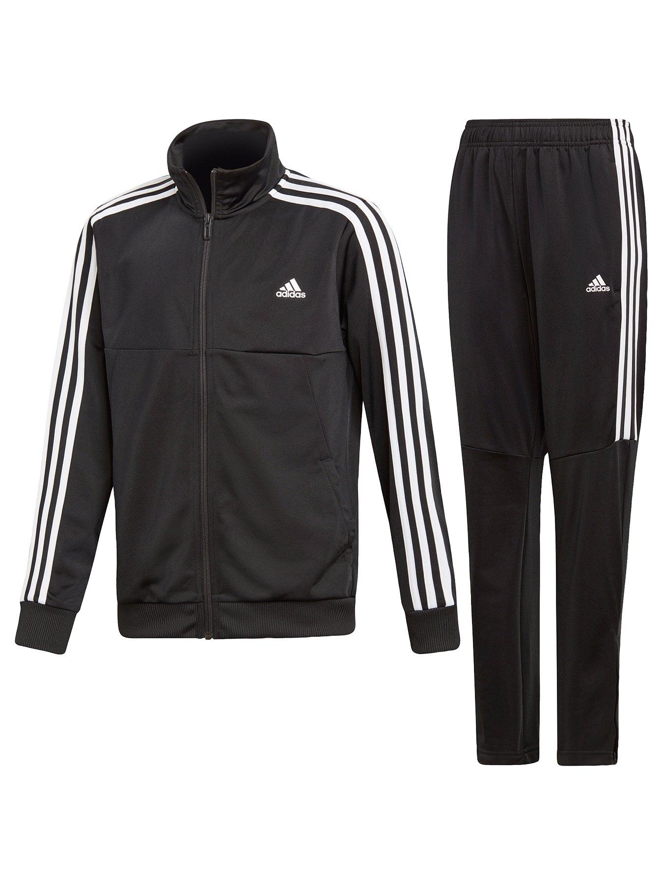 boys black adidas tracksuit