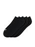  image of adidas-originals-unisex-3-pack-trefoil-liner-socks-black