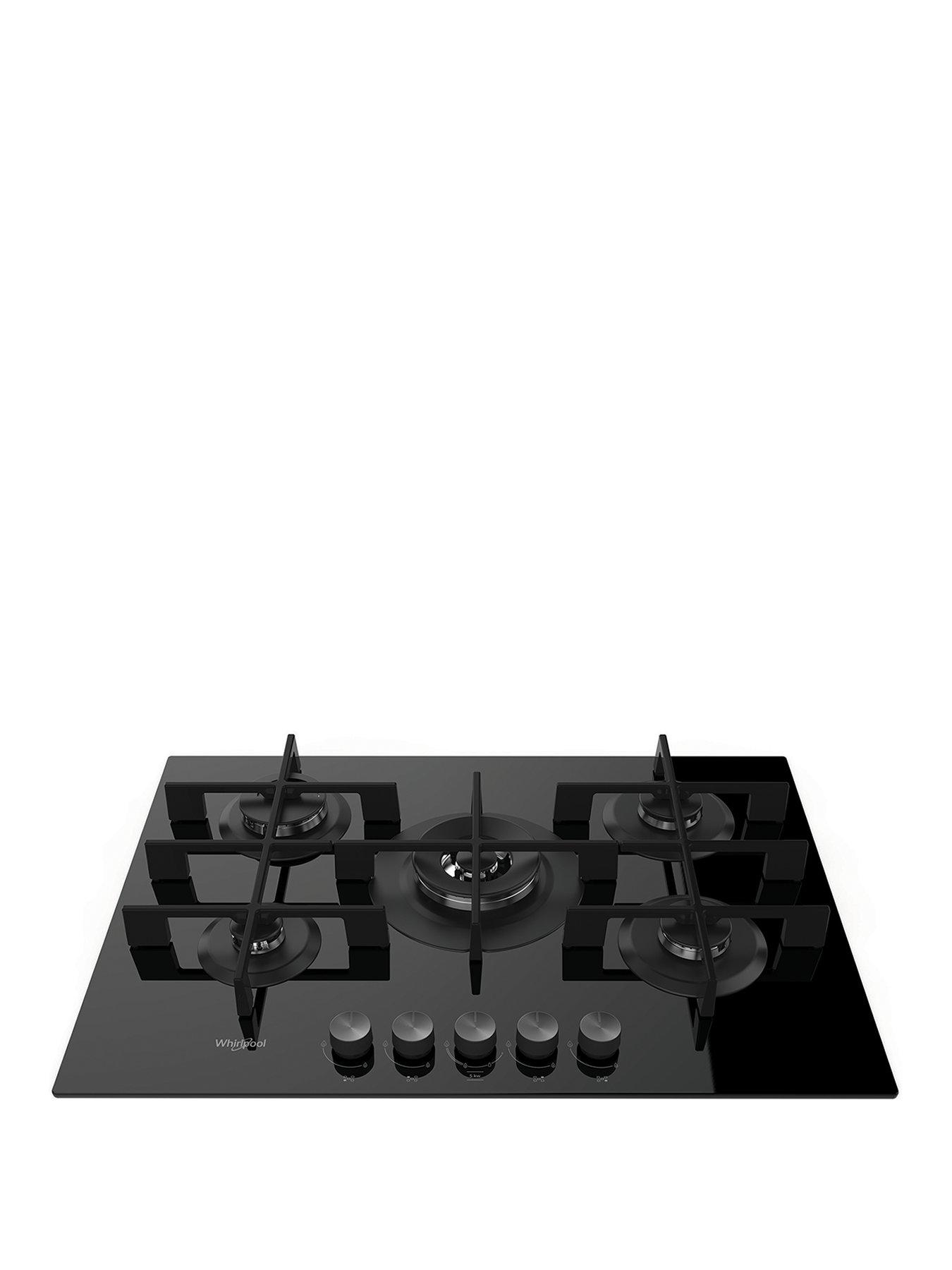 Whirlpool W Collection Gow7553Nb 73Cm Wide Gas Hob  - Hob Only