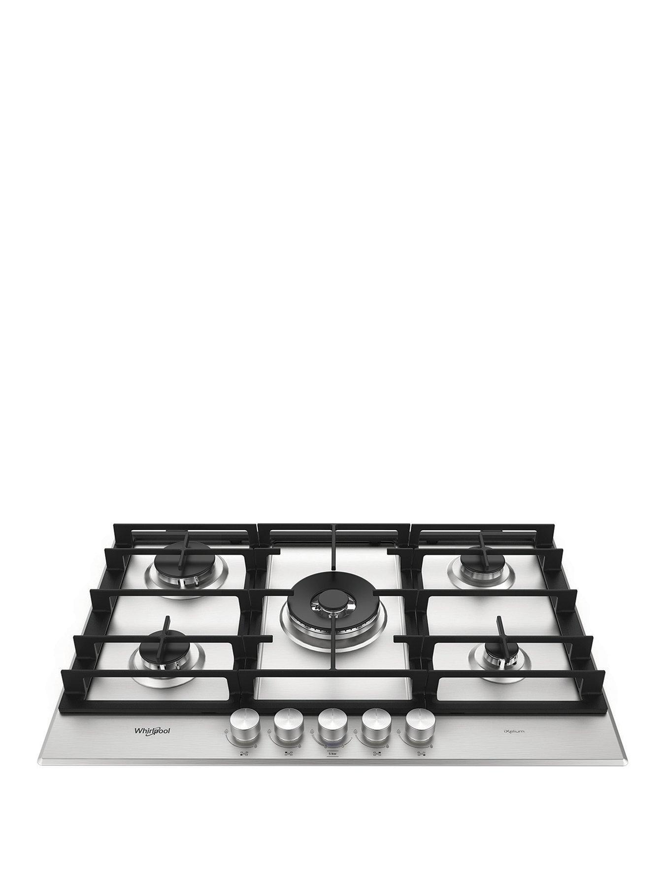 Whirlpool W Collection Gmw7552Ixl 75Cm Wide Gas Hob  – Hob With Installation