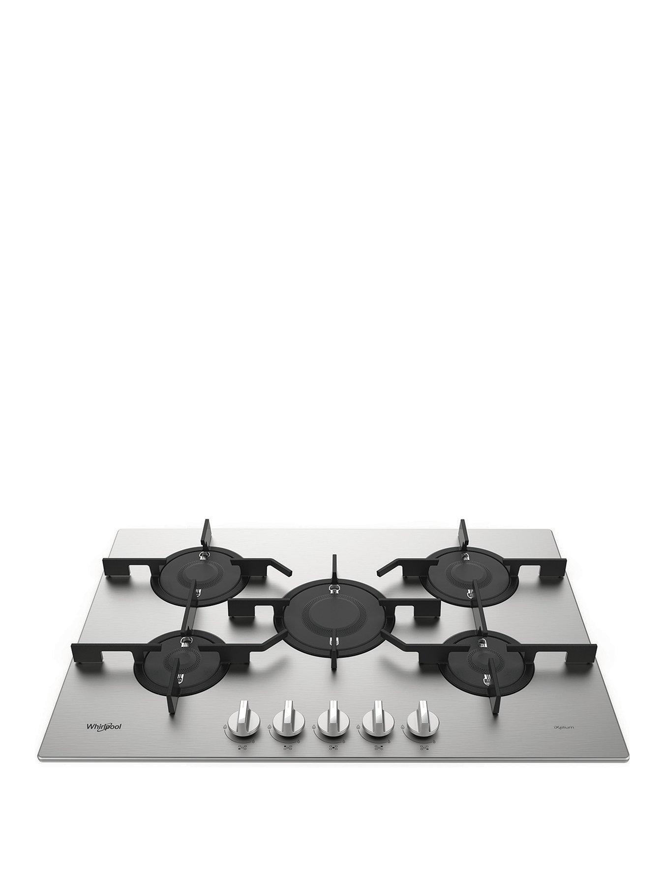 Whirlpool W Collection Pmw75D2Ixl 75Cm Wide Gas Hob  – Hob Only