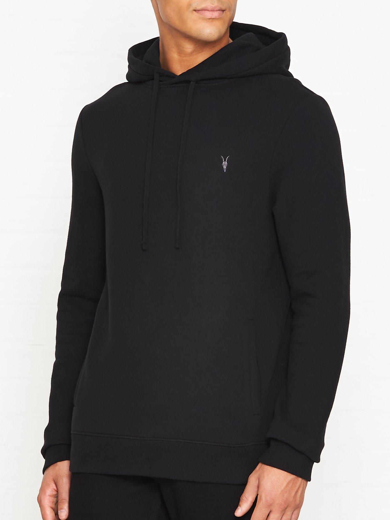 All saints black sweatshirt hotsell