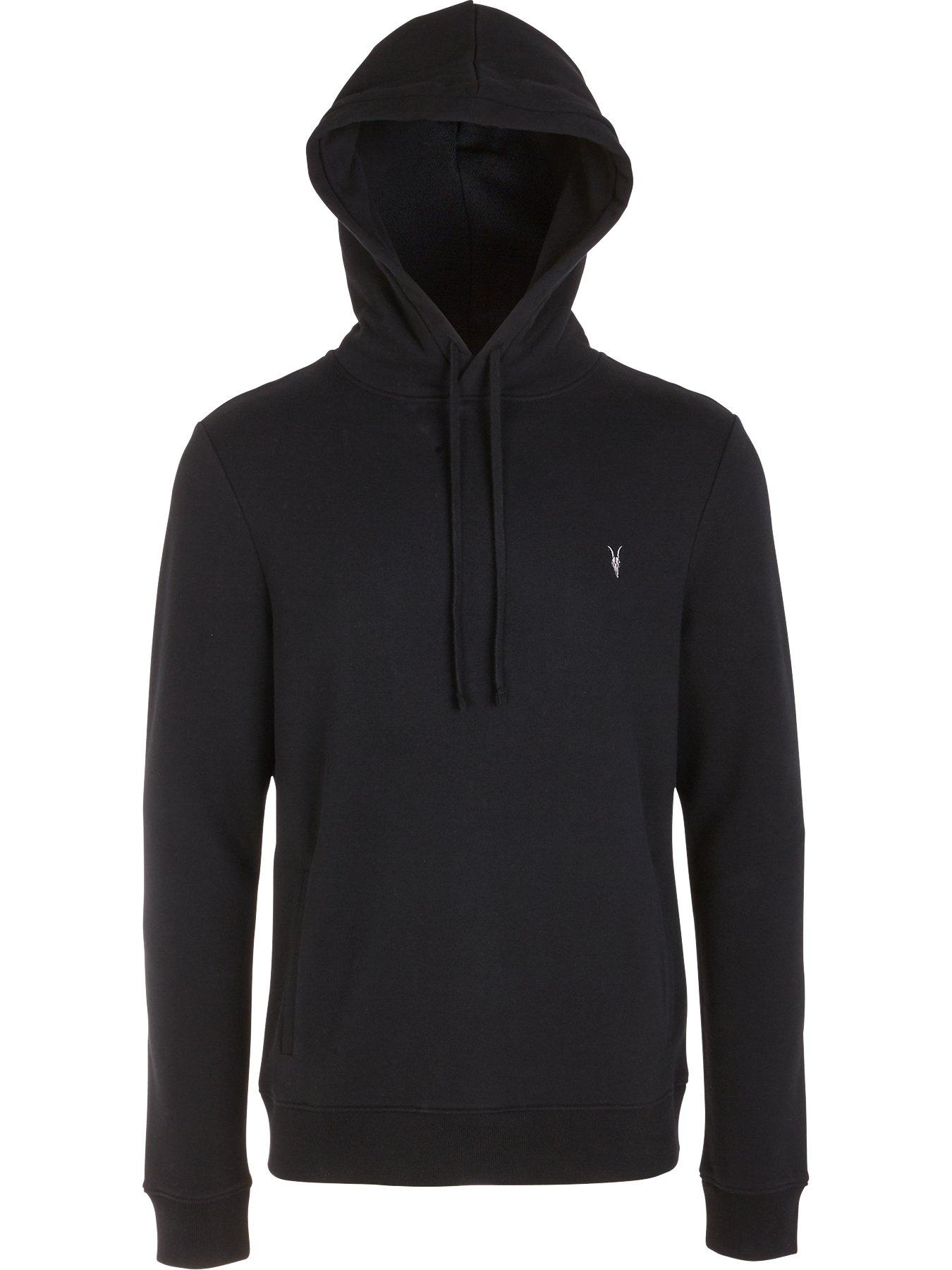 All saints raven hoodie black hot sale