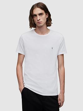 Allsaints Tonic Crew Neck T-Shirt - White, White, Size S, Men