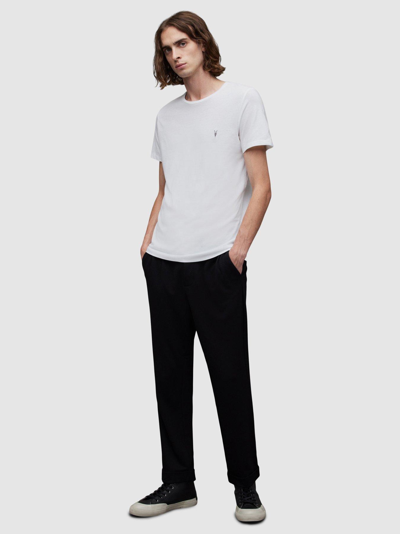 Image 3 of 6 of AllSaints Tonic Crew Neck T-Shirt - White