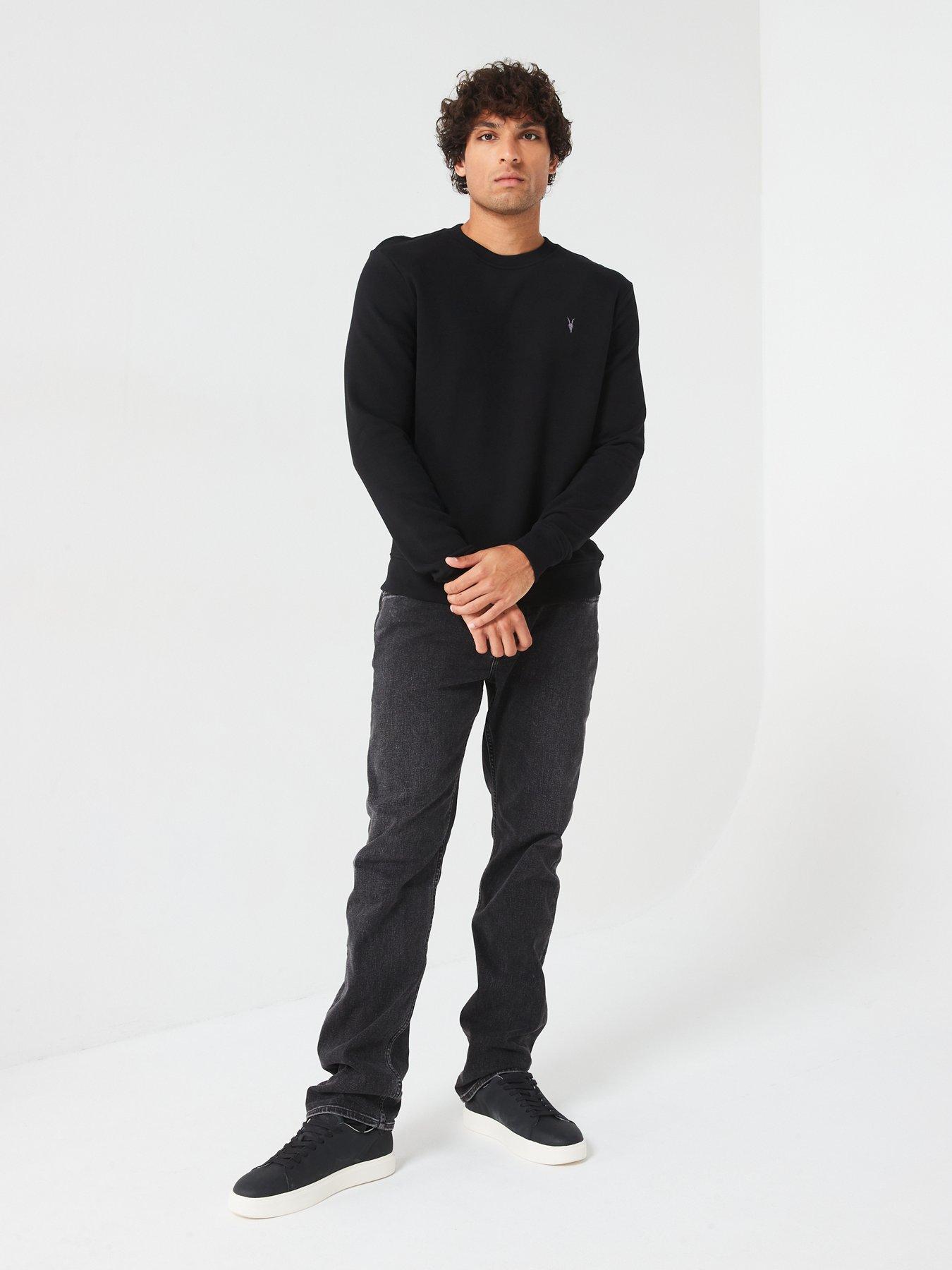 Image 3 of 6 of AllSaints Raven Crew Sweat - Black