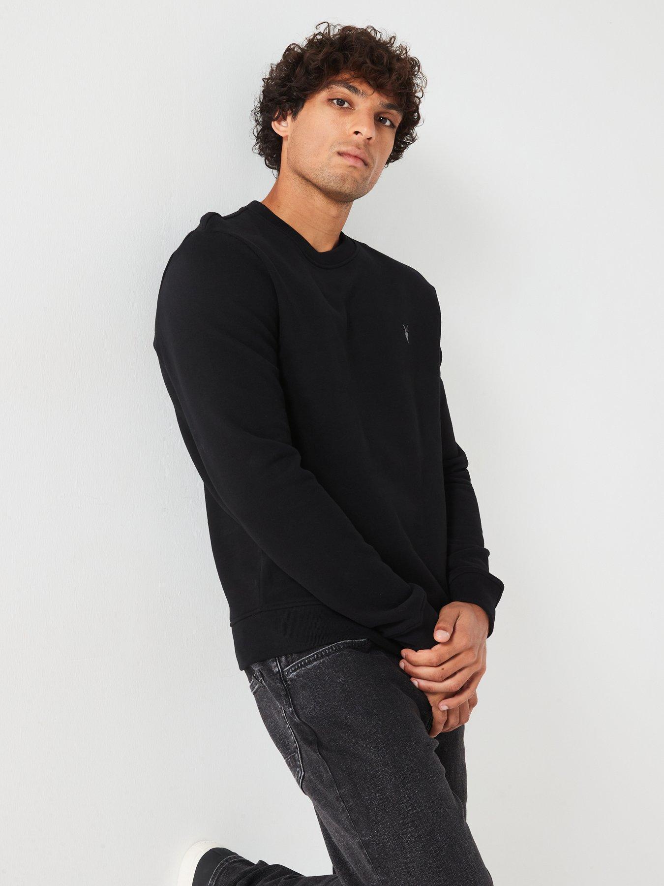 AllSaints Raven Crew Sweat Black