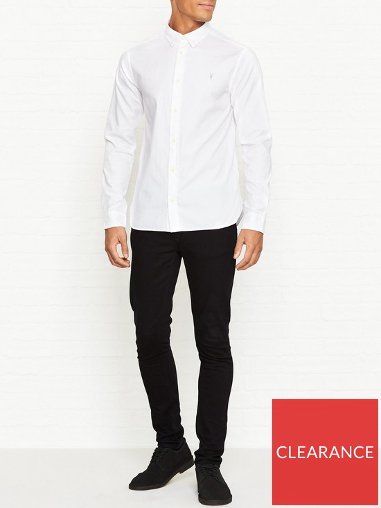 stillFront image of allsaints-redondo-long-sleeve-shirt-white