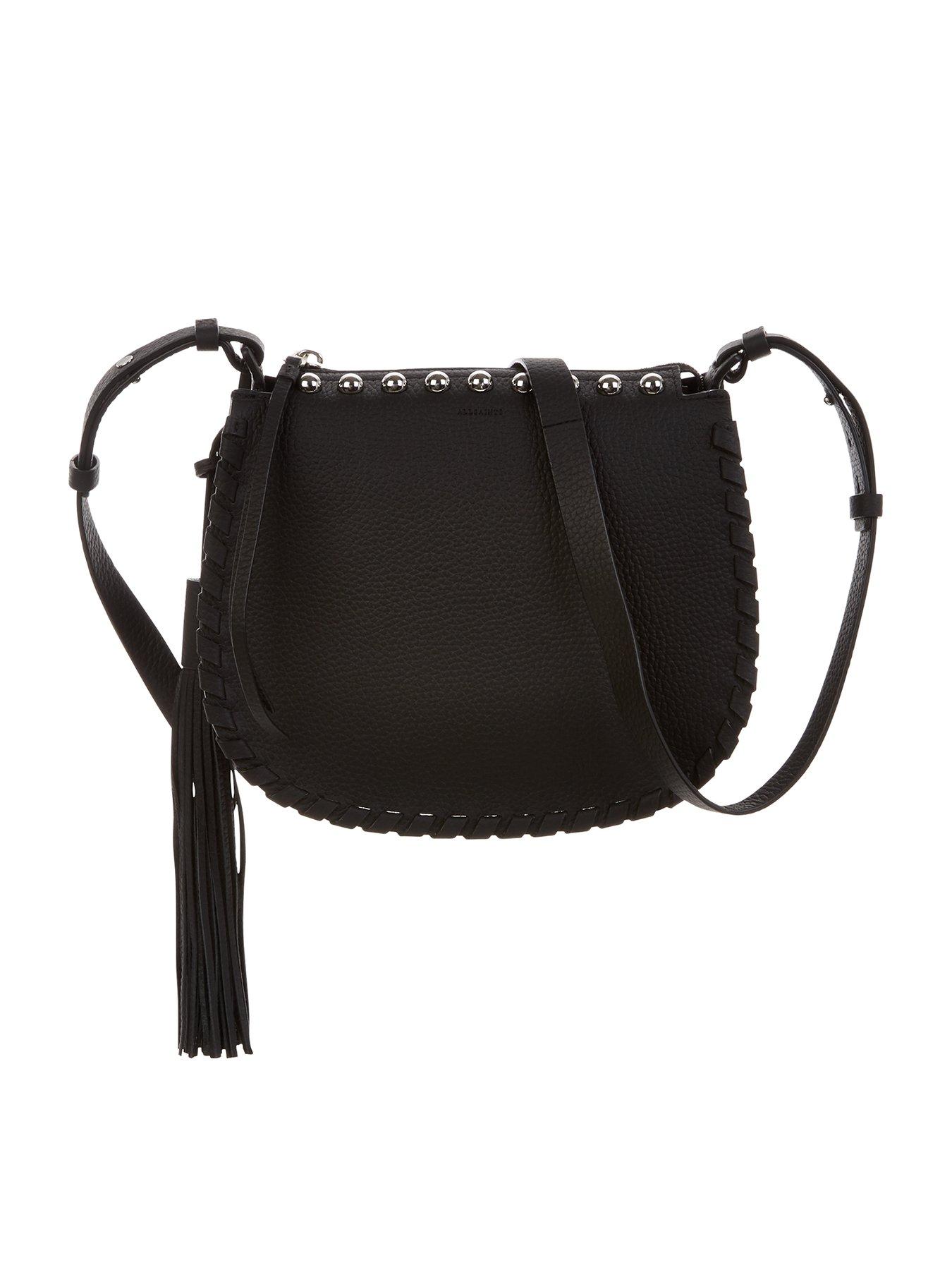 all saints cami leather shoulder bag
