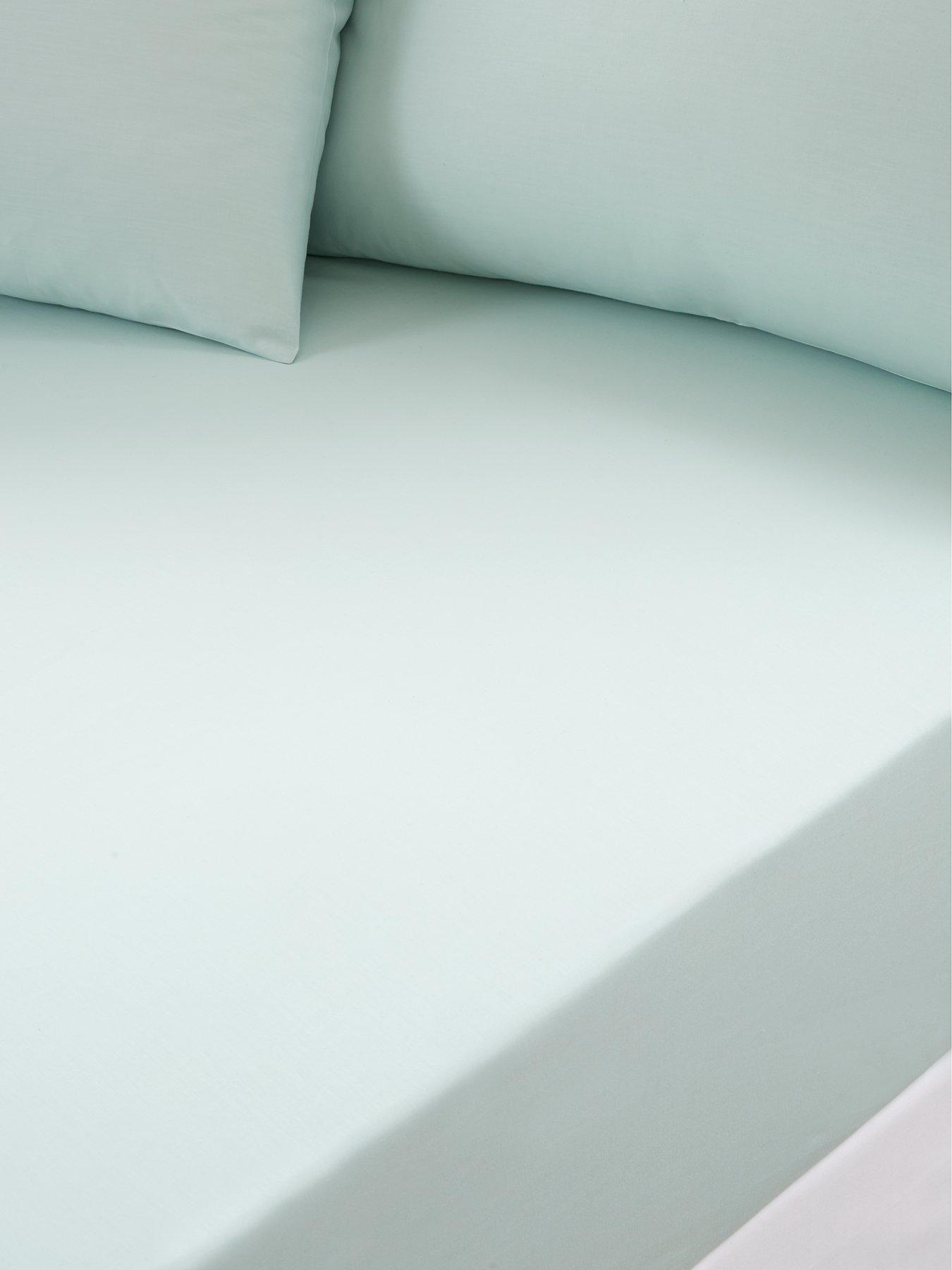 Product photograph of Everyday Collection Pure Cotton 28cm Deep Fitted Sheet from very.co.uk