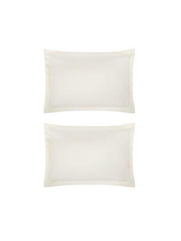 50x75cm Oxford Pillowcase single Bianca Tailored Neutral 