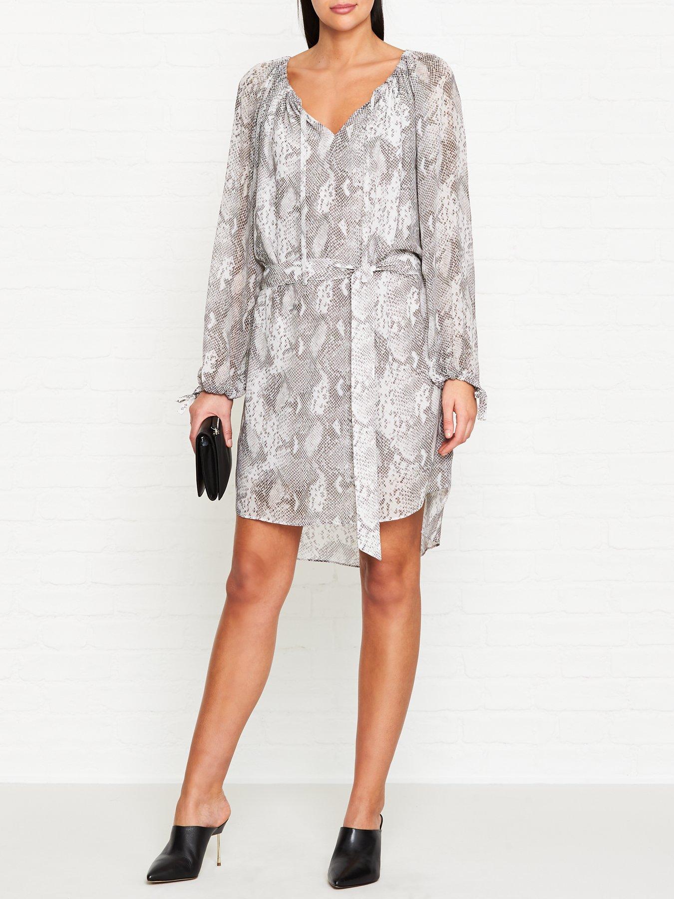 all saints snakeskin dress