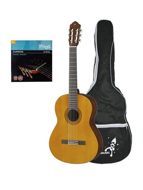 yamaha-c40ii-full-size-classical-guitar-natural-with-free-online-music-lessons