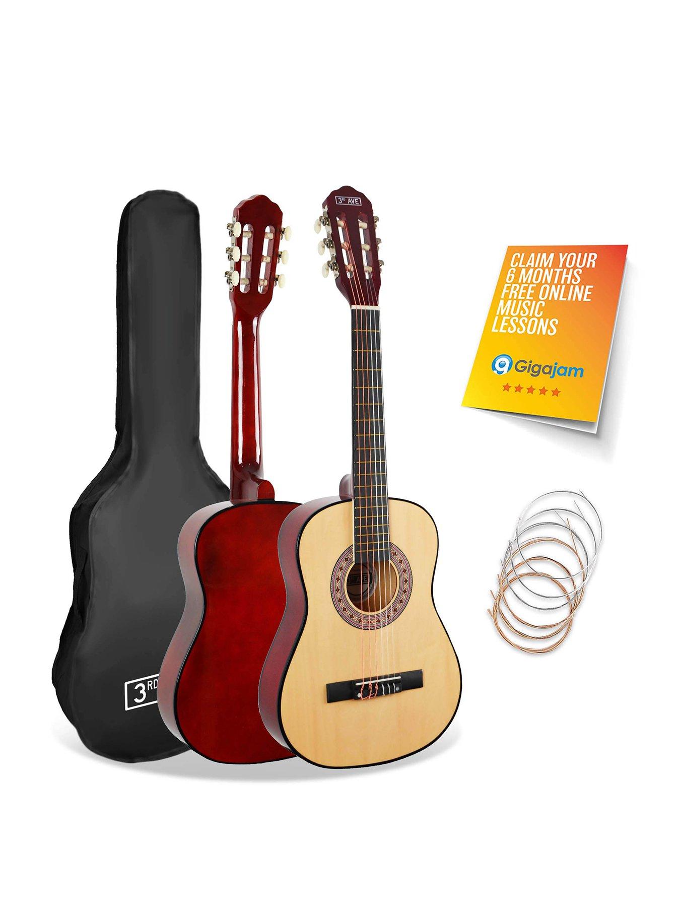 3rd Avenue 1/2 Size Kids Classical Guitar Beginner Bundle - 6