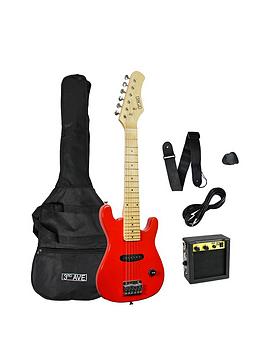 3rd-avenue-junior-electric-guitar-pack-red-with-free-online-music-lessons