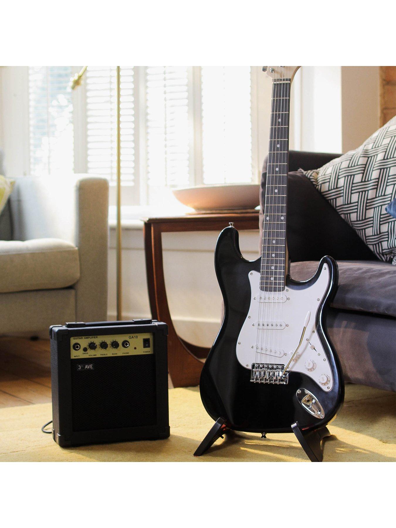 Image 6 of 7 of Rocket Full Size 4/4 Electric Guitar Ultimate Kit with 10W Amp - 6 Months FREE Lessons - Black