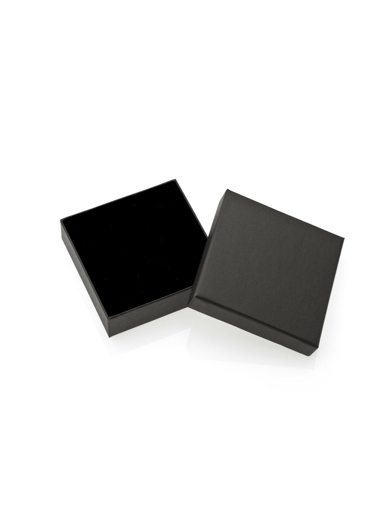 Image 4 of 4 of The Love Collection Sterling Silver Cubic Zirconia Initial Stud Earrings