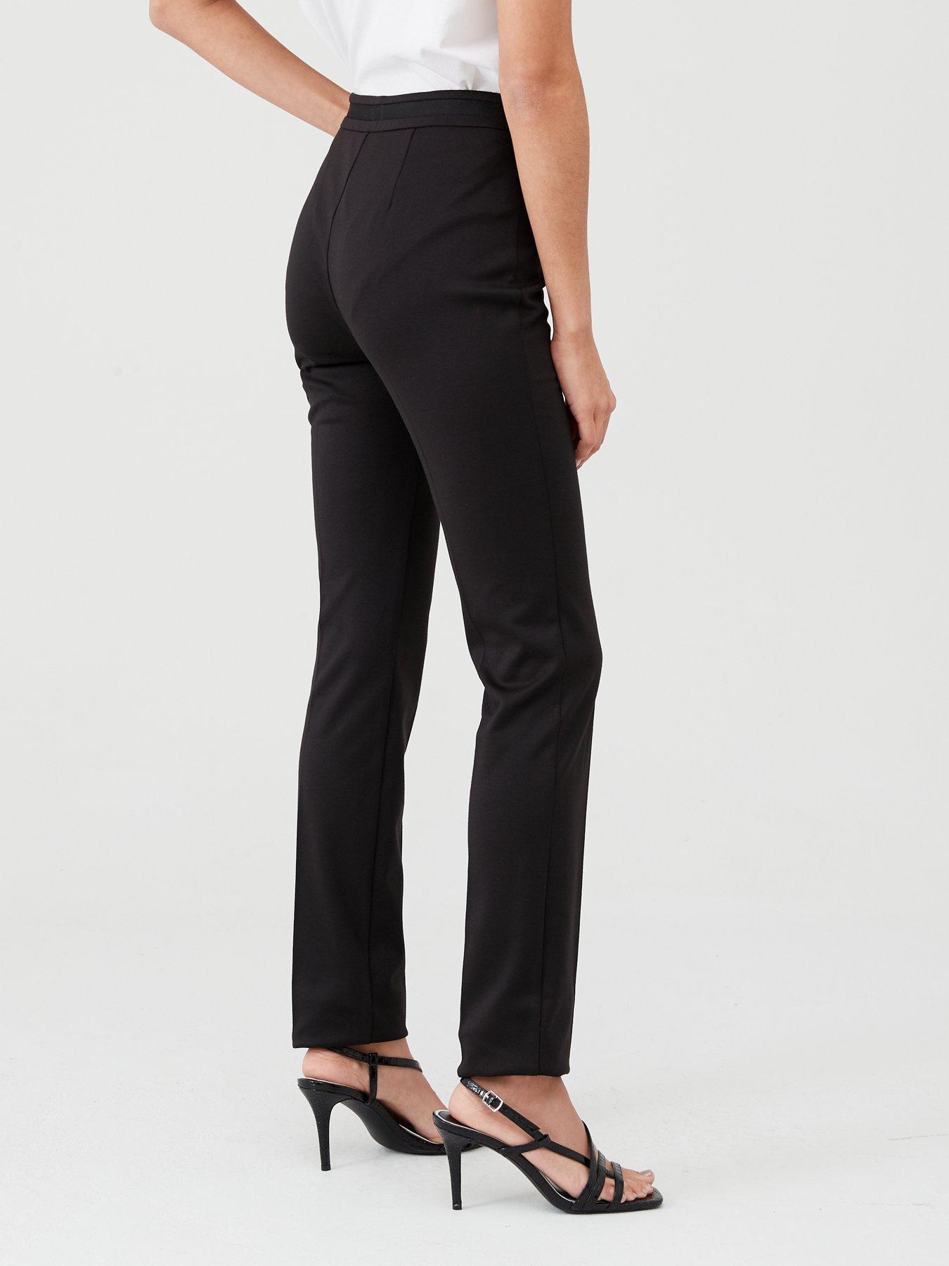ponte slim leg trousers