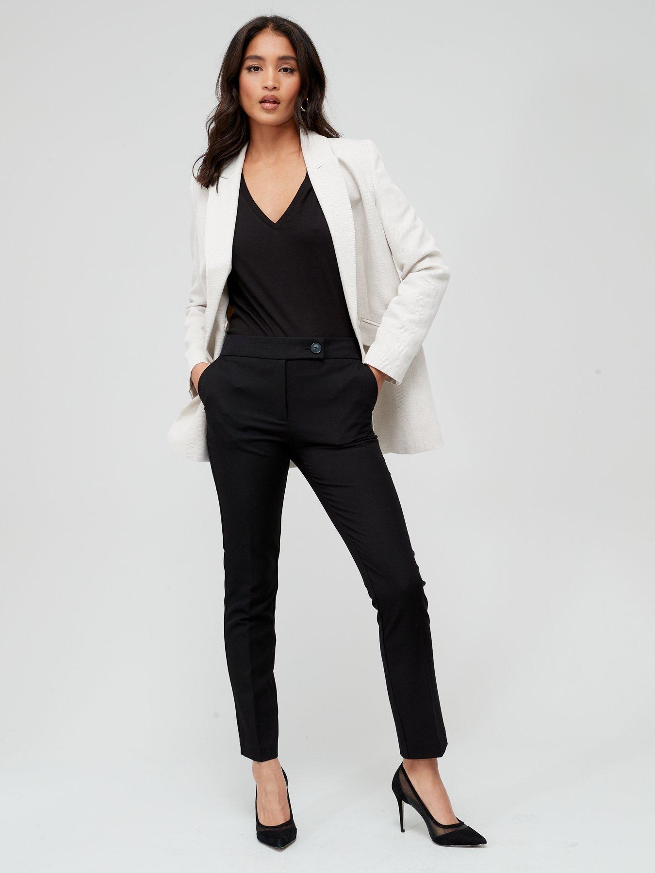 Image 6 of 6 of Everyday The Petite Slim Leg Trouser - Black