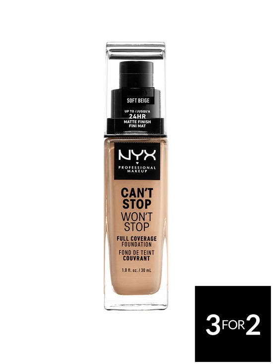 front image of nyx-professional-makeup-cant-stop-wont-stop-24-hour-foundation