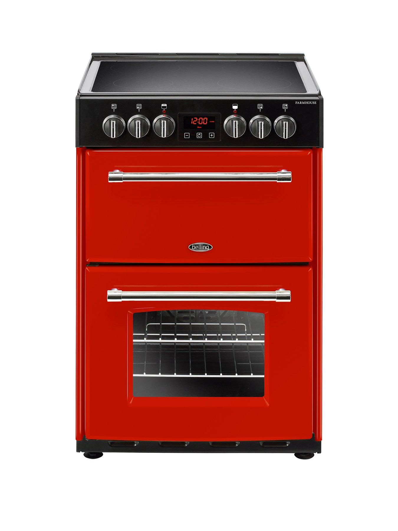 Belling 60E Farmhouse 60Cm Wide Double Oven Electric Cooker  – Cooker With Connection