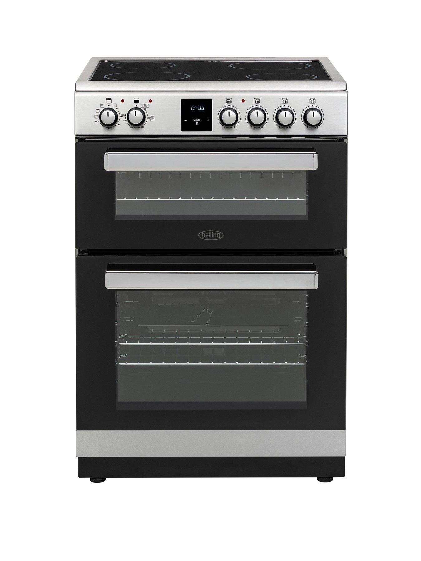 Belling Fse608Dpc 60Cm Wide Double Oven Electric Cooker  - Cooker Only
