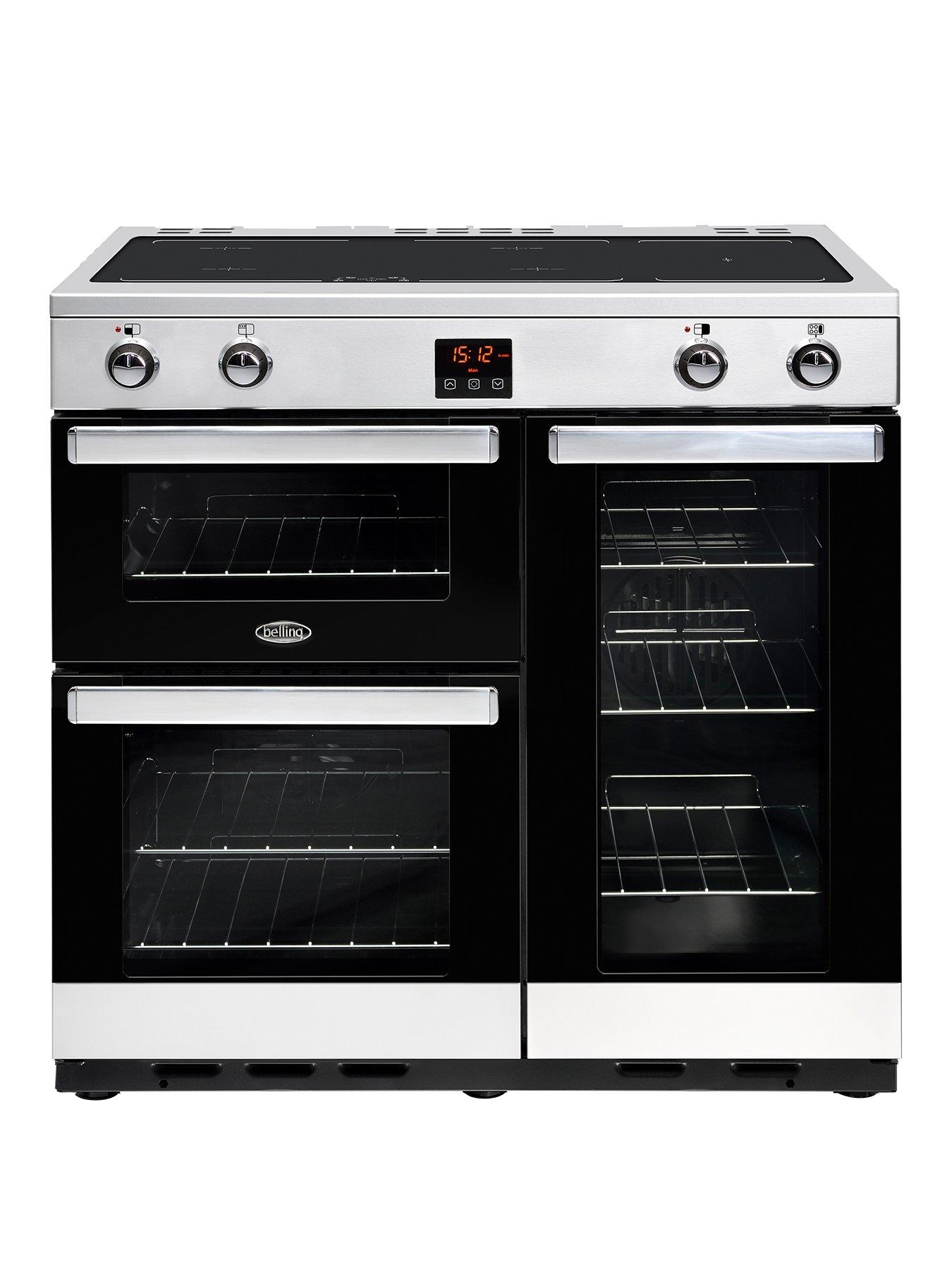 Belling 90Ei Cookcentre 90Cm Electric Range Cooker  - Rangecooker With Connection
