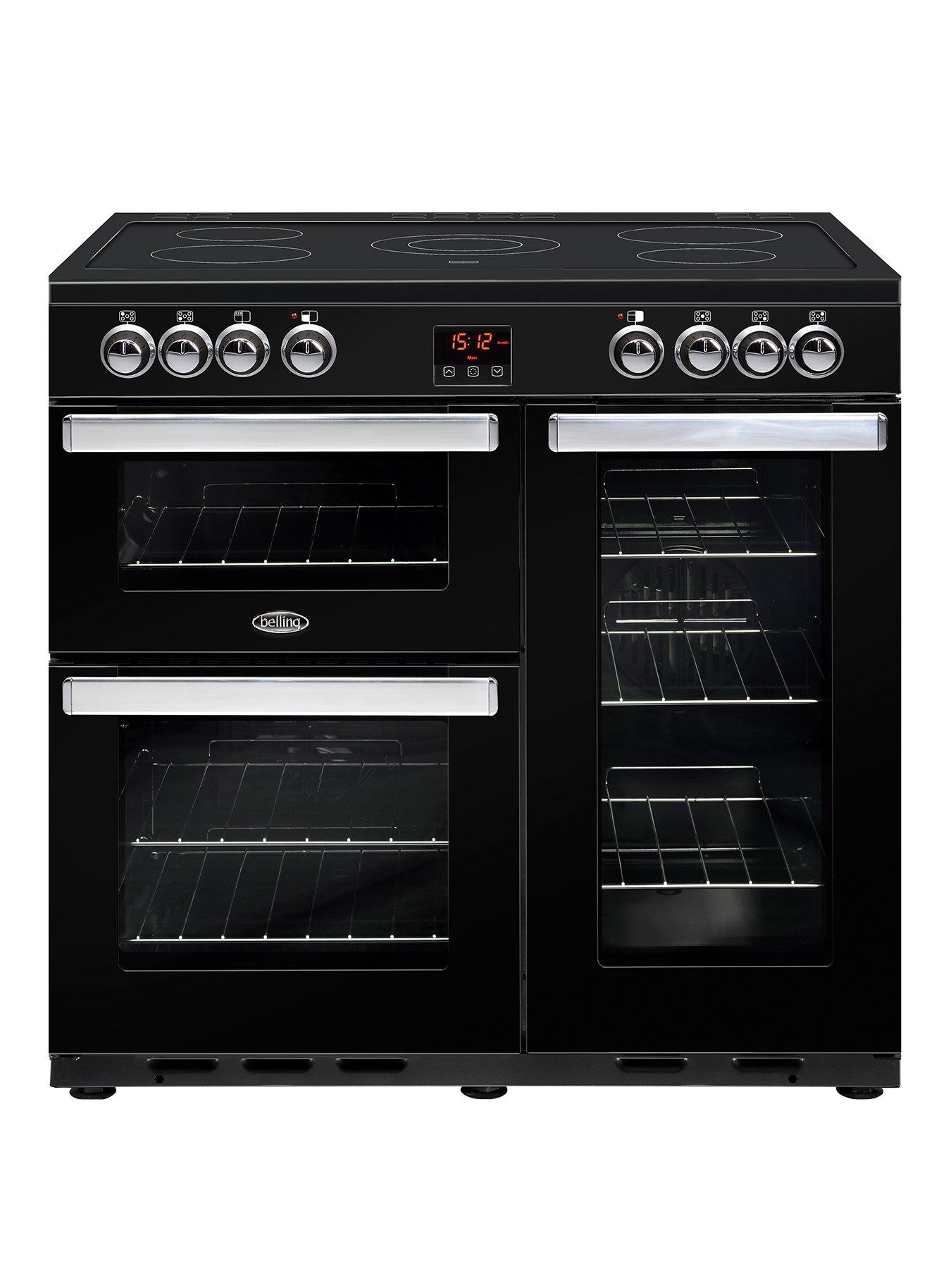 Belling 90E Cookcentre 90Cm Electric Range Cooker  – Rangecooker With Connection